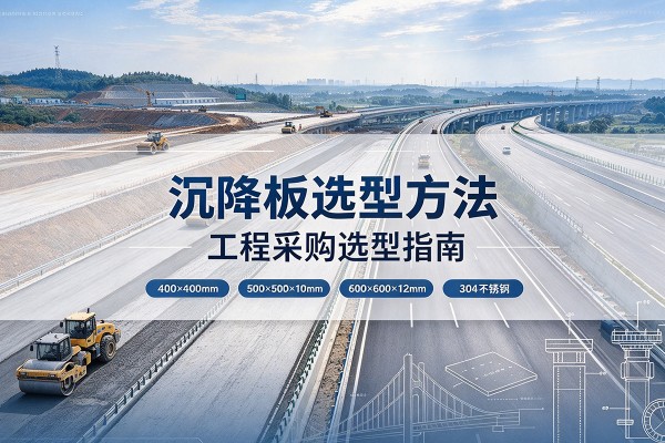 高坪沉降板选择方法