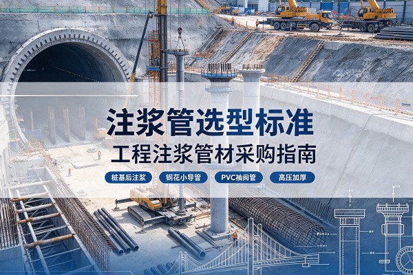 高坪注浆管选型标准